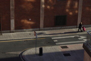 People walking in the street