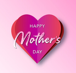 happy mother's day, vector illustration 