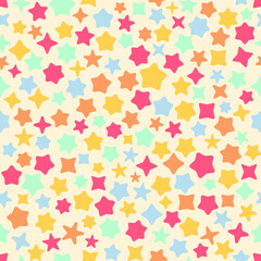 seamless pattern with stars