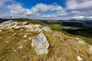 The landscape of the Carpathian Mountains	