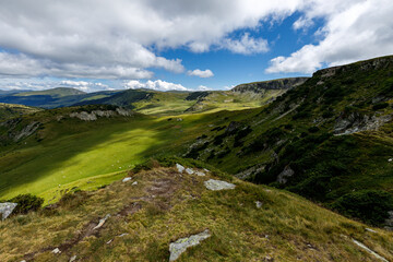 Fototapeta premium The landscape of the Carpathian Mountains 