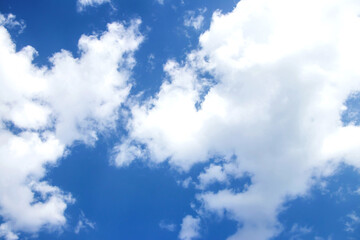 Scenic shot of beautiful cloudscape against the blue sky
