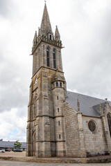 Fototapeta na wymiar Plouigneau. Eglise Saint-Ignace. Finistère. Bretagne 