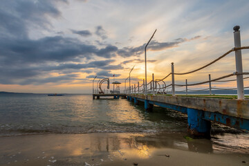 Obraz premium Canakkale Bosphorus coastline view in Turkey