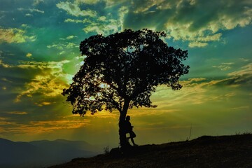 silhouette of a person