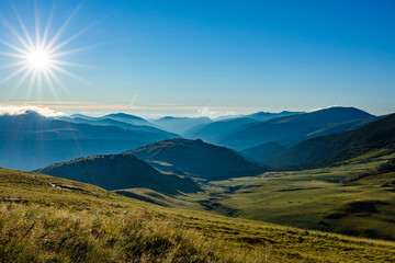 The landscape of the Carpathian Mountains	