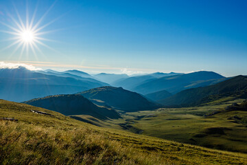 The landscape of the Carpathian Mountains	