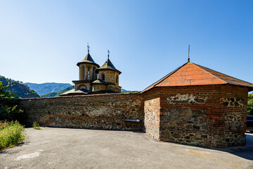 Fototapeta premium The monastery of Cornet in Romania 