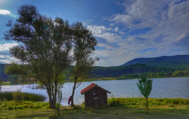 house on the lake
