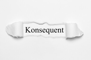 Obraz premium Konsequent 