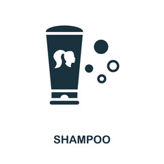 Shampoo icon. Monochrome sign from bathroom collection. Creative Shampoo icon illustration for web design, infographics and more