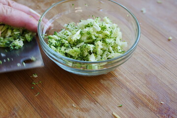 Vegetarian Ingredients Broccoli Chopped