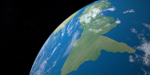 Possible Zealandia continent in earth planet