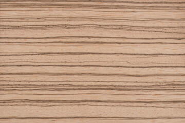 Fototapeta na wymiar Zebrano Exotic wood panel texture pattern