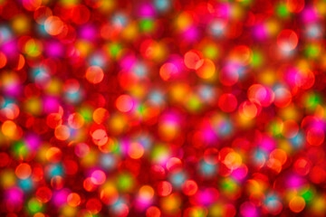 Christmas Colorful bokeh background.