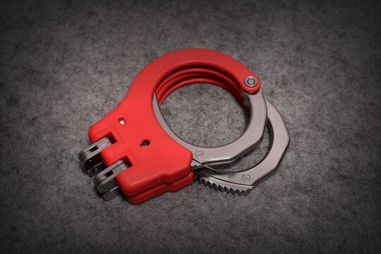 Orange handcuffs