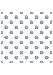 Hand drawn dots seamless pattern