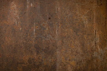 Grunge rusted metal texture, rust, and oxidized metal background. Old metal iron panel