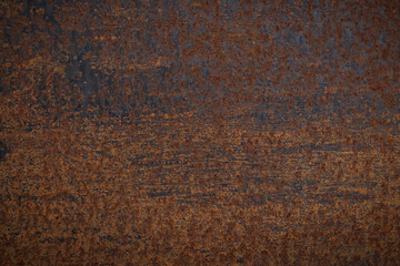 Grunge rusted metal texture, rust, and oxidized metal background. Old metal iron panel