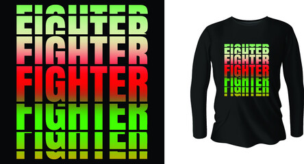 Typography t-shirt design.