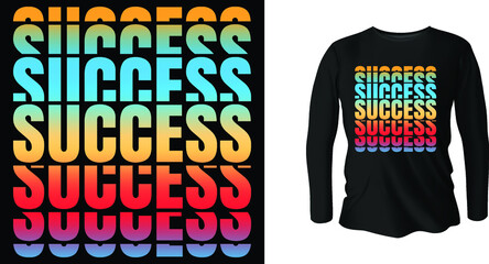 Typography t-shirt design.