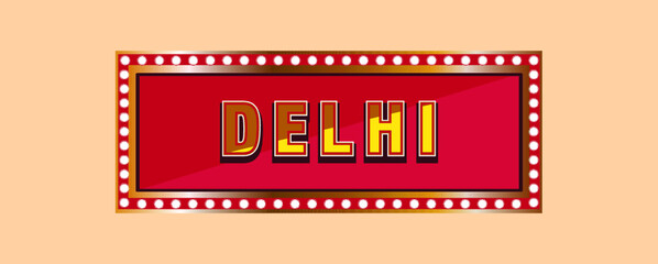 Carnival Light Board of Metro City with circus light © Eeshan