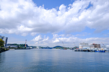 Obraz premium 神奈川県横須賀市の港