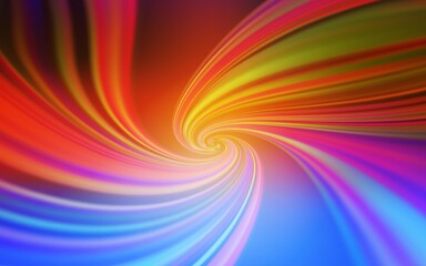 Obraz premium Light Multicolor vector pattern with wry lines.