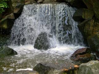 Asian park in Europe. 
Beautiful, incredibly refined and arranged in the Asian style garden. Full of greenery, stones and water. With a gentle hum, it calms our nerves.