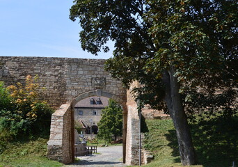 Historische Burg Neuenburg in Freyburg am Fluss Unstrut, Sachsen - Anhalt