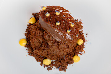 chocolate cake on a plate