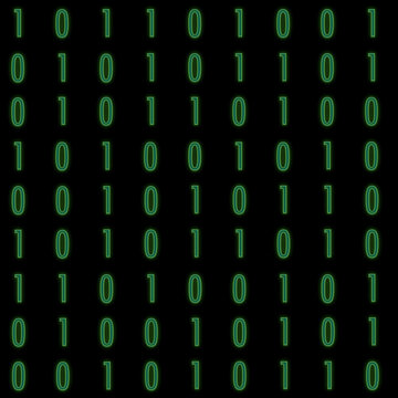 Digital binary repeating pattern