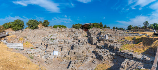 Fototapeta na wymiar Troy Ancient City in Turkey