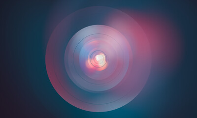 Pink bokeh circle background