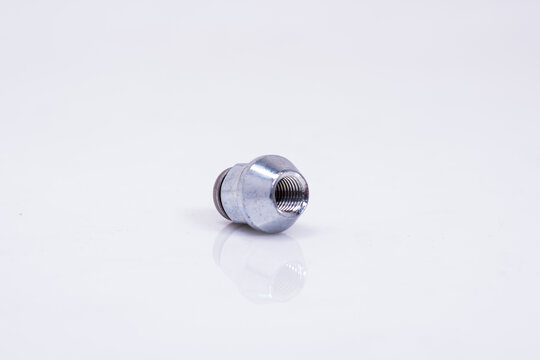 Chrome Metal Shiny Wheel Lug Nut