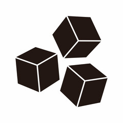 Set of box icons. Isolated on a white background.