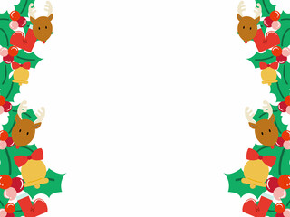 クリスマスのかわいいフレーム