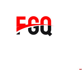 FGQ Letter Initial Logo Design Vector Illustration