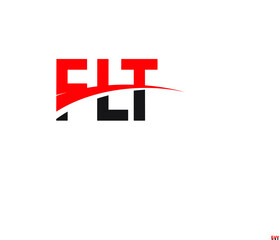 FLT Letter Initial Logo Design Vector Illustration