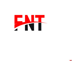 FNT Letter Initial Logo Design Vector Illustration