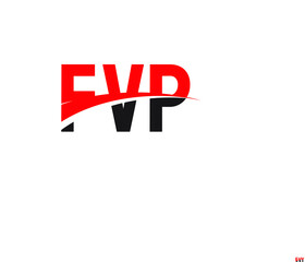 FVP Letter Initial Logo Design Vector Illustration