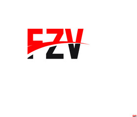 FZV Letter Initial Logo Design Vector Illustration