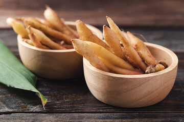 Fresh Kaempferia or fingerroot, Organic herbal plant phytochemical and medicinal properties, Food...