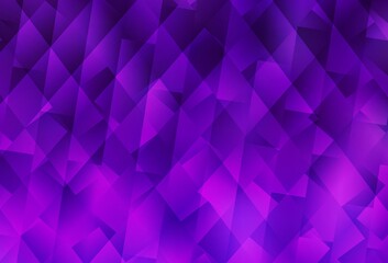 Obraz premium Dark Purple, Pink vector layout with lines, rectangles.