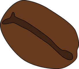 コーヒー豆のイラスト素材