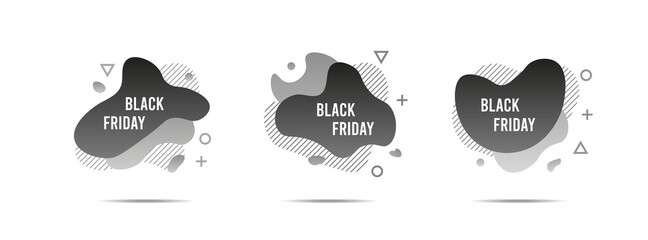 Black friday vector illustration on white