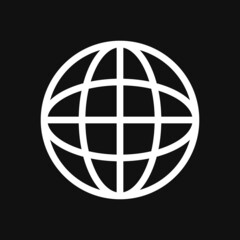 Web icon on grey background