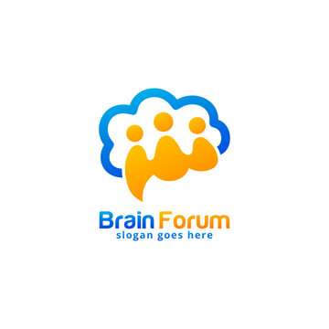 Brain Forum Logo Design Template