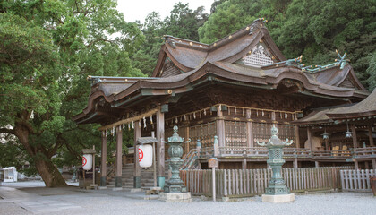 Kotohira-gu Shrine in Kagawa　金刀比羅宮 御本宮拝殿 香川県・琴平町...