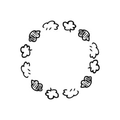 シンプルなフレーム